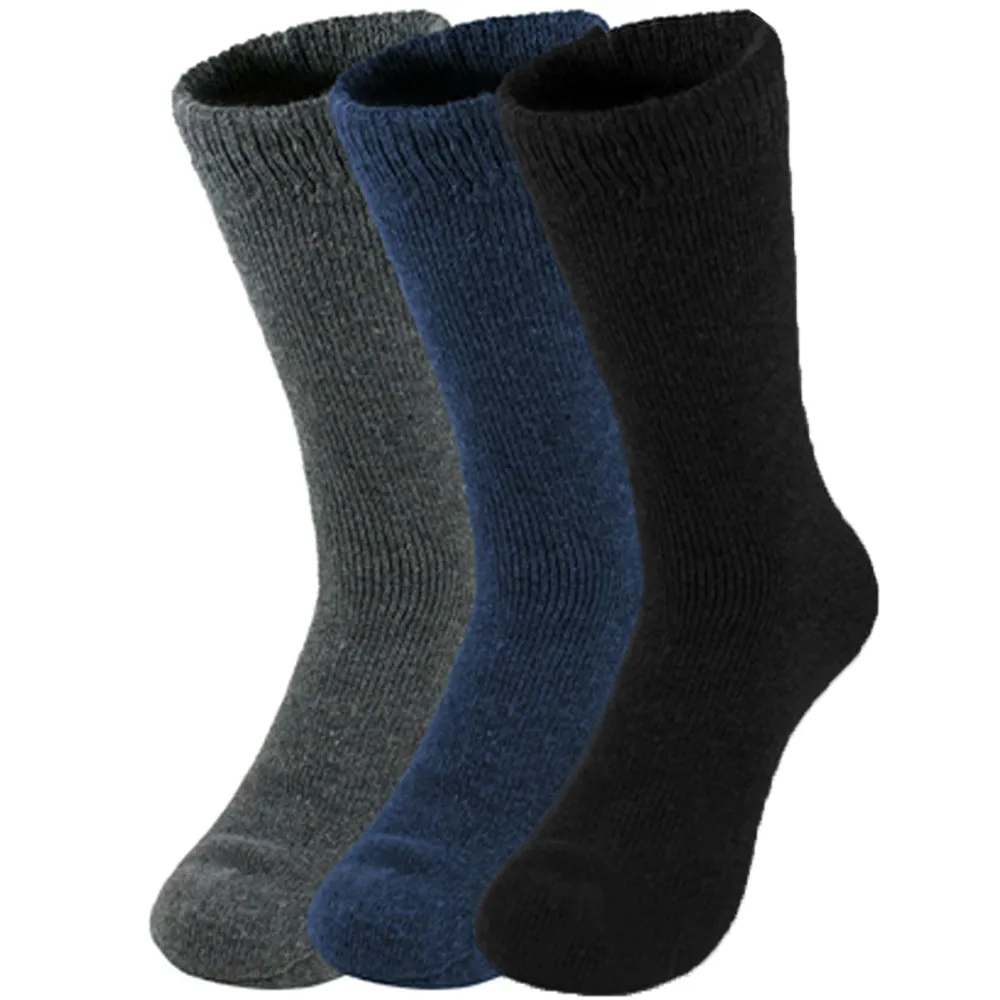 6 Pairs Winter Men Heavy Duty Thermal Heated Warm Work Socks Boots Size 9-13