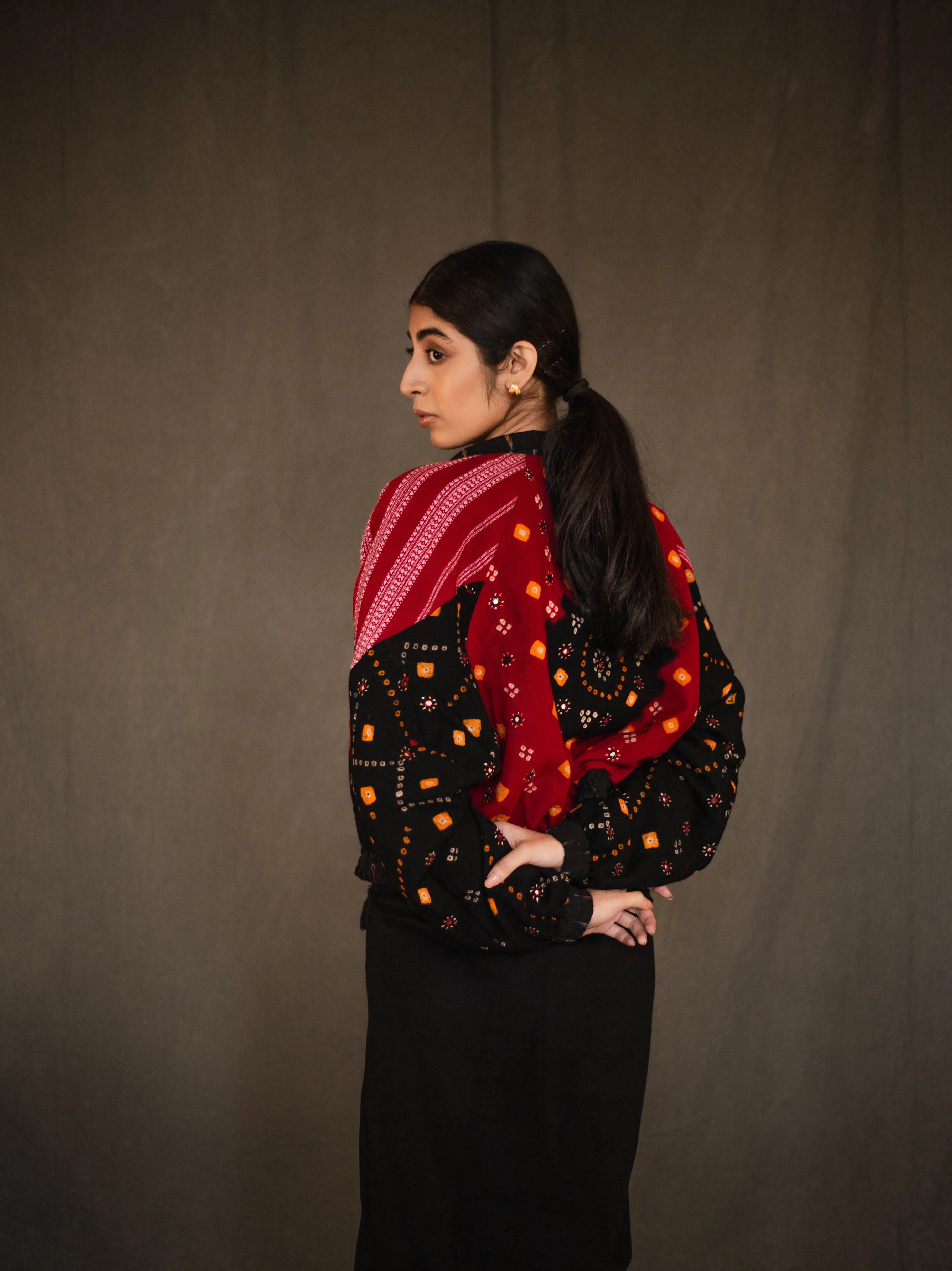 Bandhani Bomber