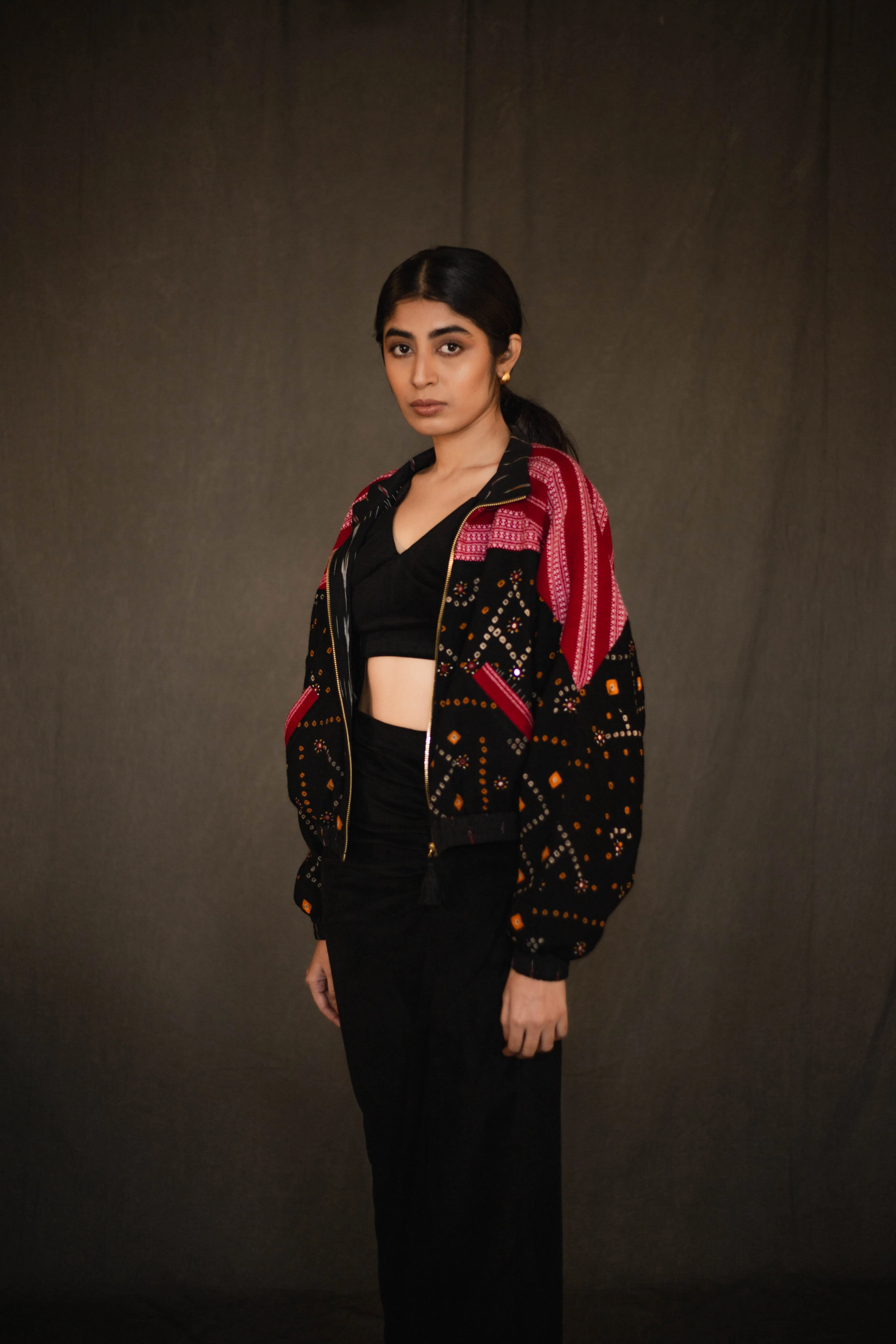 Bandhani Bomber