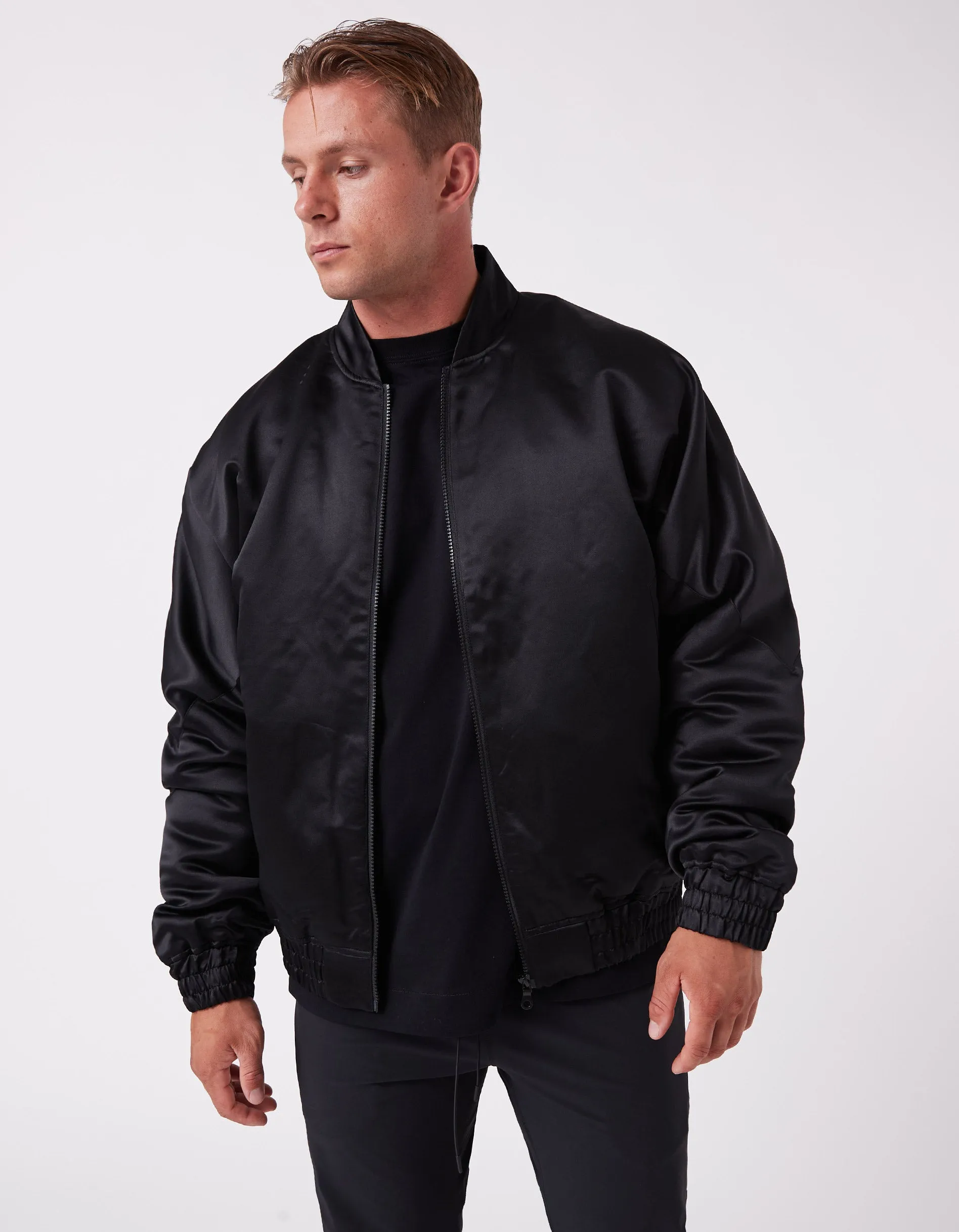 Blok Bomber Jacket Black