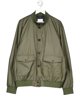 BOSS Green Water Repellent Button Up Travel Bomber Jacket UK XXL
