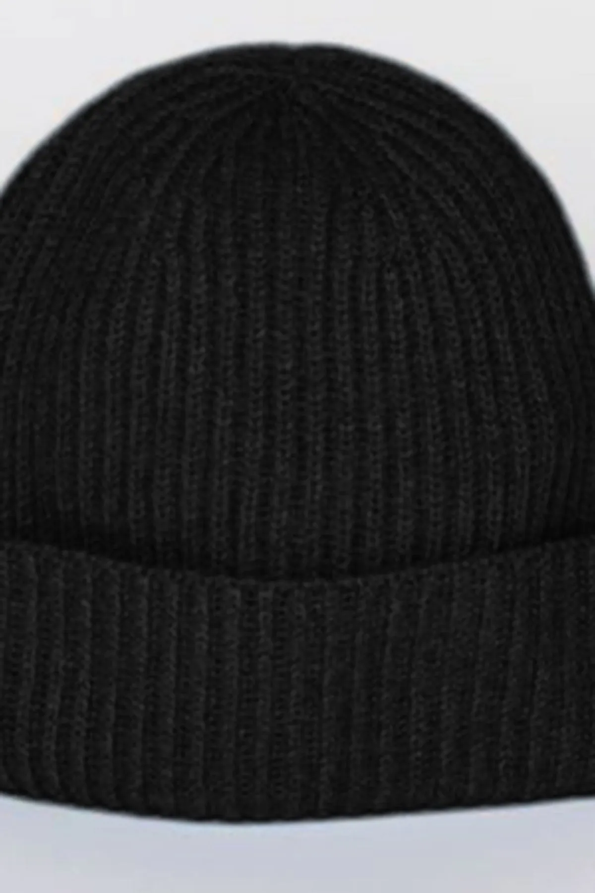 CASHMERE RIB BEANIE