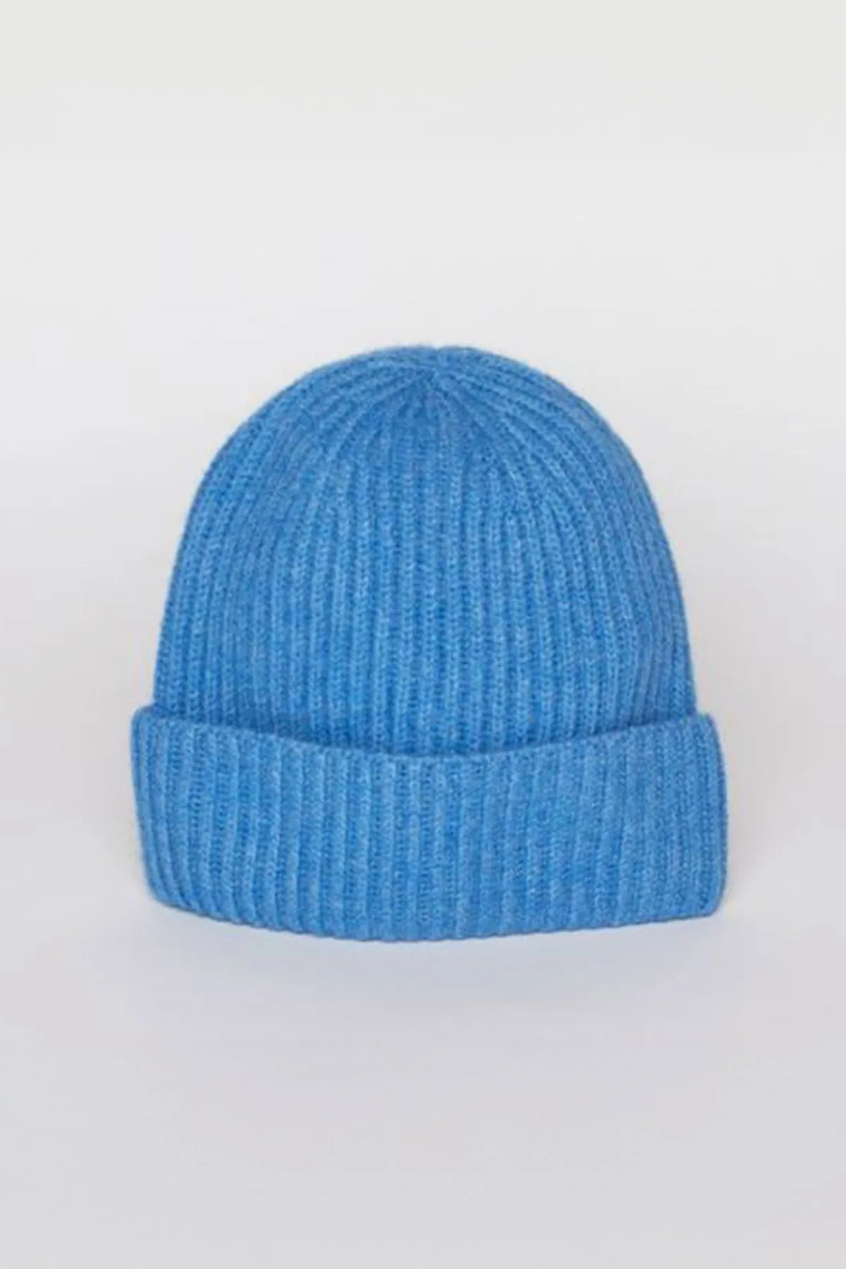 CASHMERE RIB BEANIE