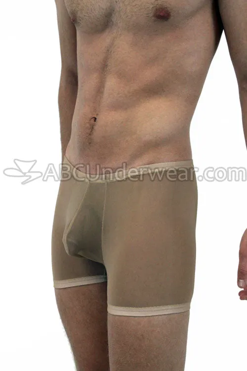 Exhibitionist Sheer Nude Flesh Tone Mens Boxer Brief