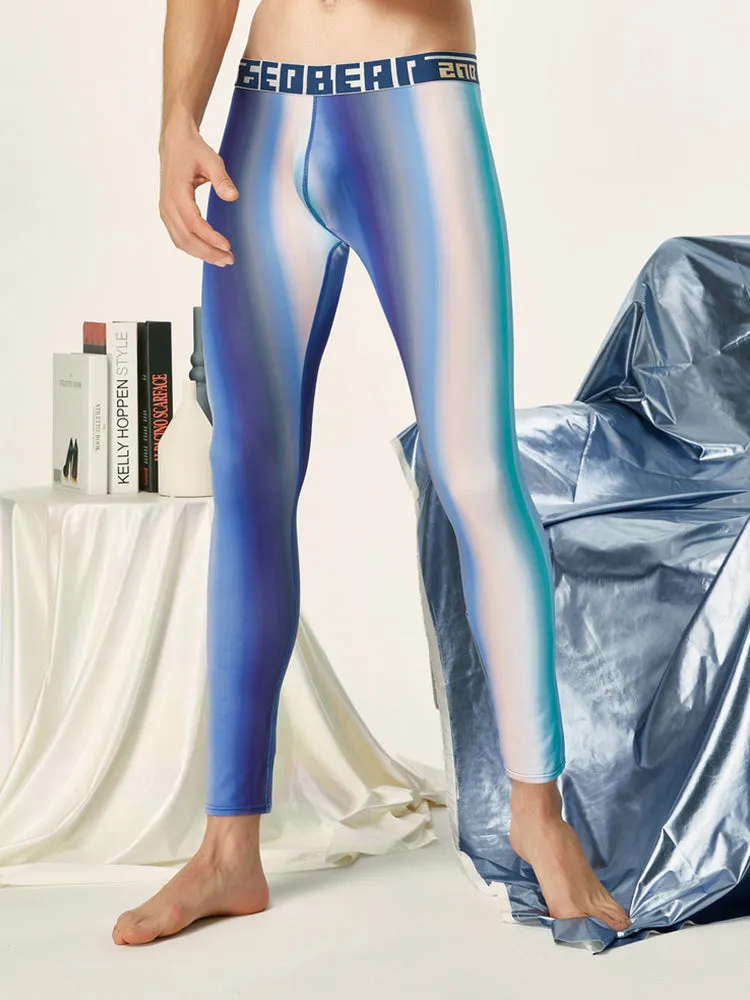 Men's Gradient Thin Comfortable Breathable Seamless Home Pants