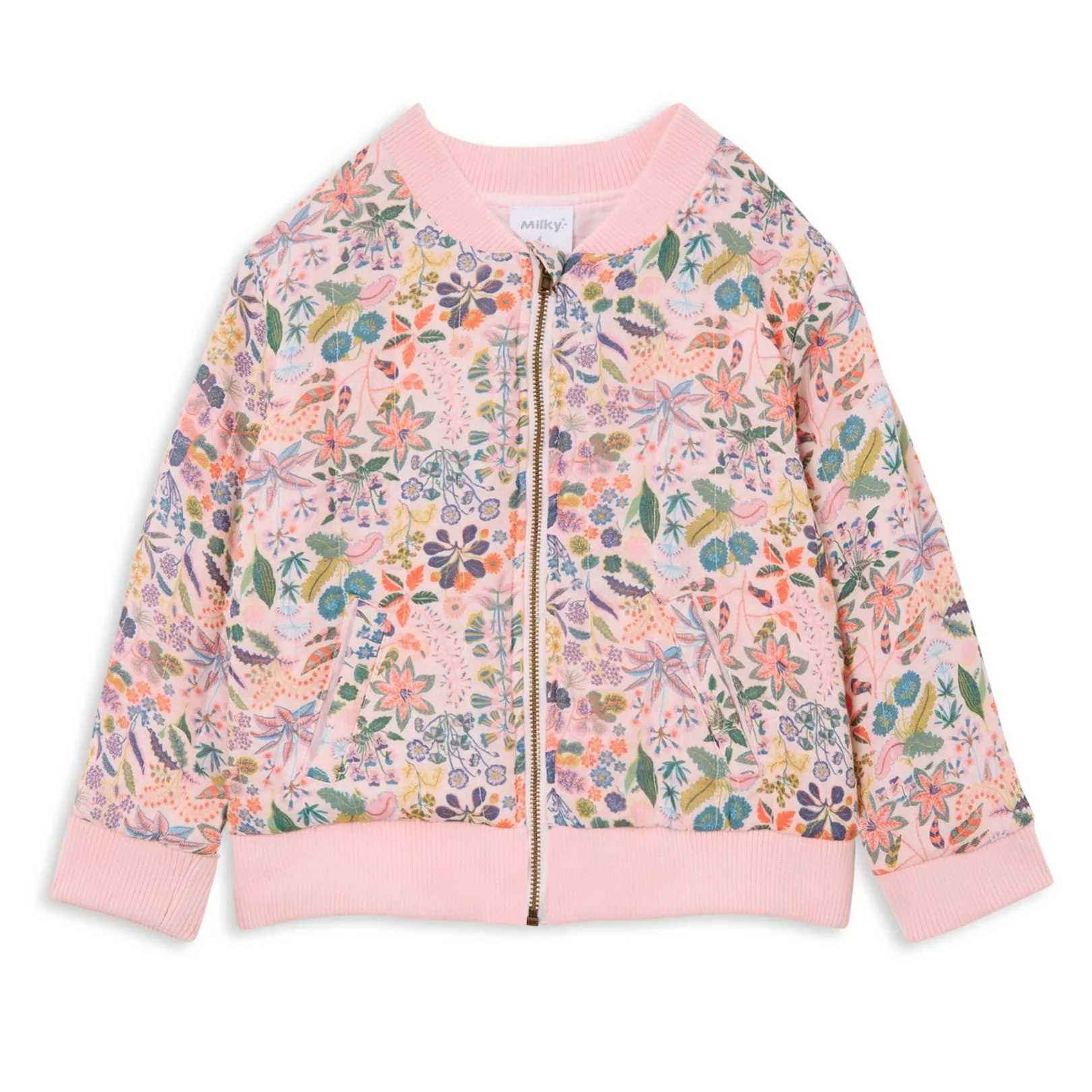 Milky Bomber Jacket - Wild Meadow