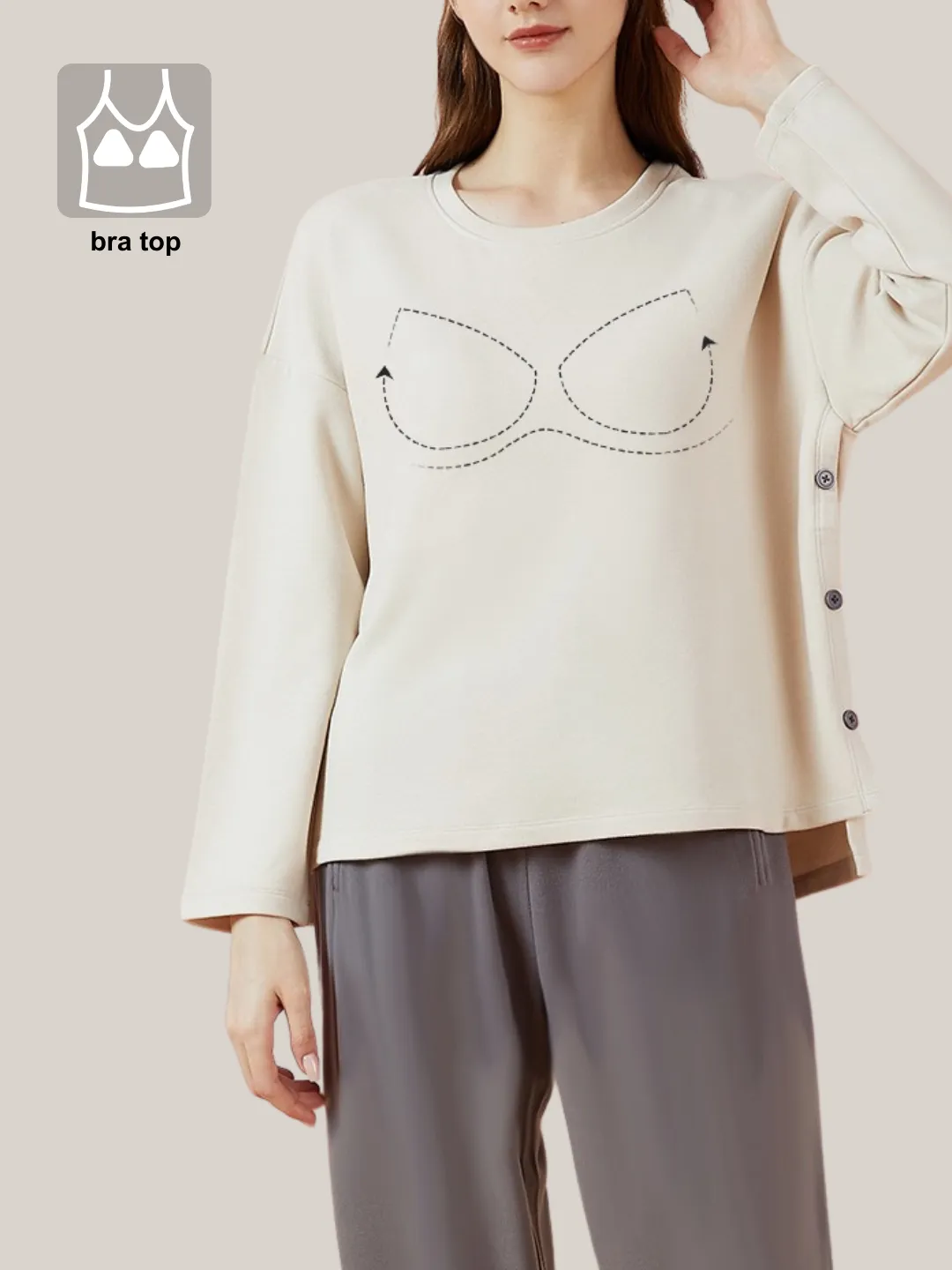 NuLounge Thermal Pajamas Crew Neck Set