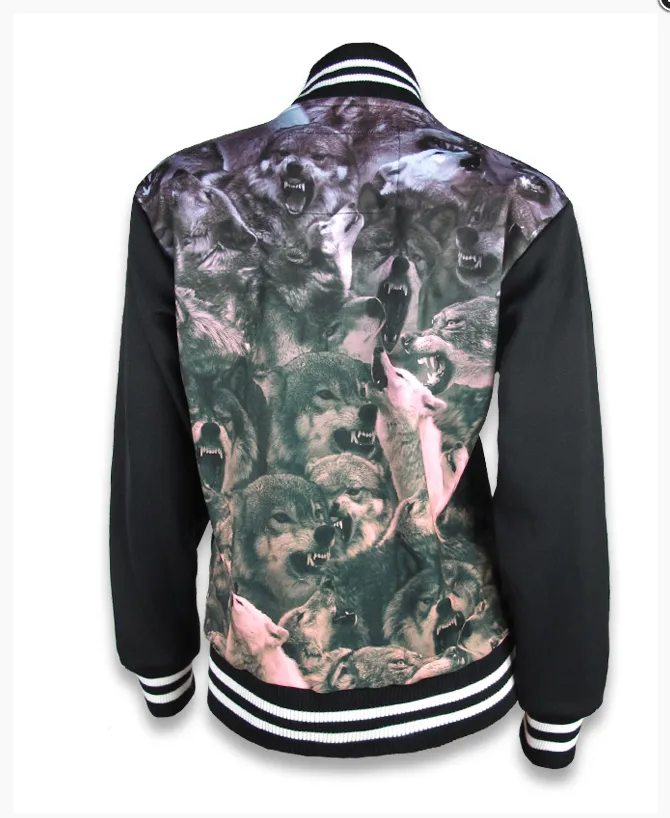 Wolves Bomber Jacket • Liquorbrand